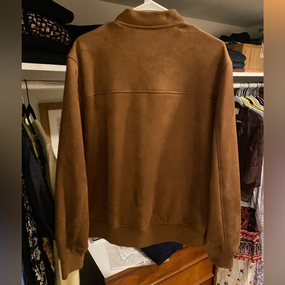 Zara men’s faux suede bomber jacket - Picture 3 of 3